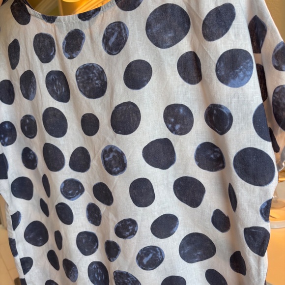 Charlie B blue polka dot top worn twice! - Picture 5 of 6
